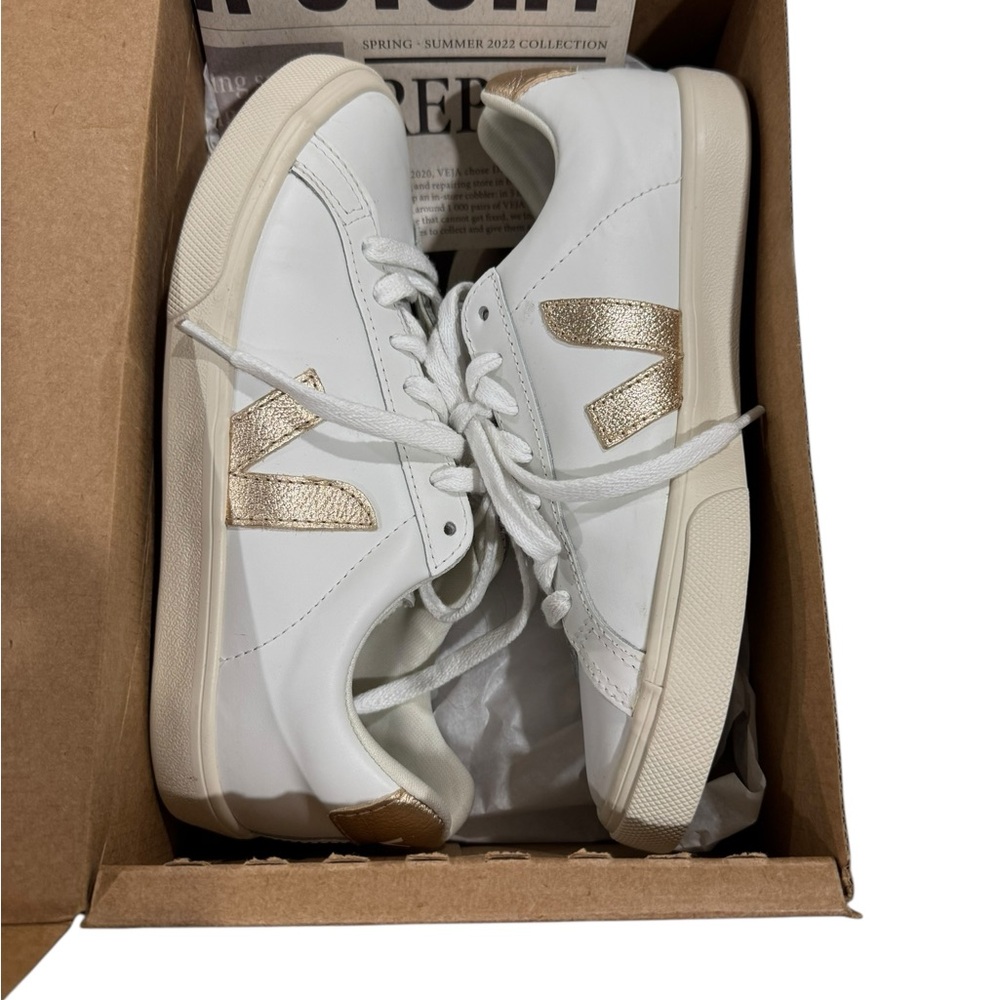 Veja White Sneakers with Subtle Accents